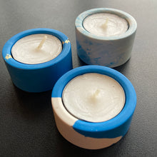 Charger l'image dans la galerie, Trio bougeoirs bleu grec