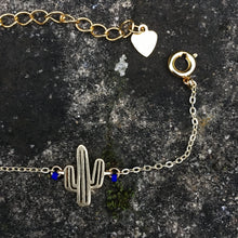 Charger l'image dans la galerie, Bracelet cactus bleu roi