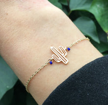 Charger l'image dans la galerie, Bracelet cactus bleu roi