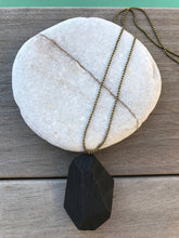 Charger l'image dans la galerie, Sautoir diamant bois noir