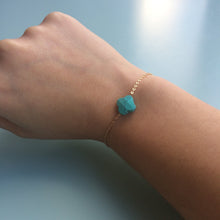 Charger l'image dans la galerie, Bracelets pierre fine fleur gold filled