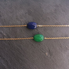 Charger l'image dans la galerie, Bracelets pierre fine ovale gold filled