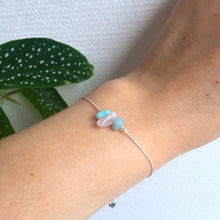 Charger l'image dans la galerie, Bracelet pierres argenté