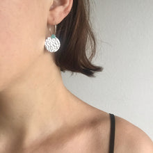 Charger l'image dans la galerie, Créoles argent & amazonite