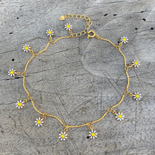 Charger l'image dans la galerie, Chaîne de cheville marguerites