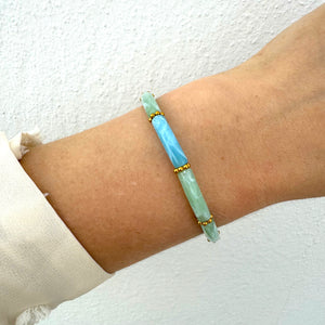 Bracelet cercle vert