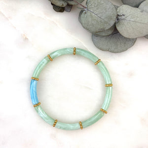 Bracelet cercle vert