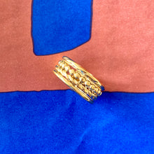 Charger l&#39;image dans la galerie, Bague quatre rangs en acier doré