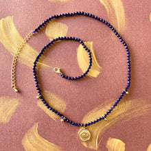 Charger l&#39;image dans la galerie, Collier ciel étoilé en acier doré