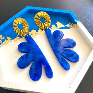 Boucles Daphné bleues