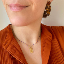 Charger l&#39;image dans la galerie, Collier astre en acier doré