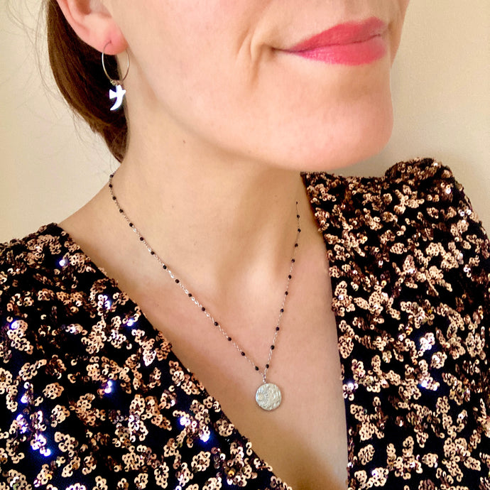 Collier galaxie en acier