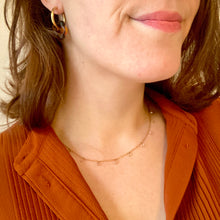 Charger l'image dans la galerie, Collier étoiles en acier doré