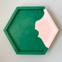 Charger l&#39;image dans la galerie, Coupelle hexagonale verte