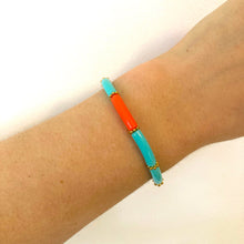 Charger l&#39;image dans la galerie, Bracelet cercle Turquoise