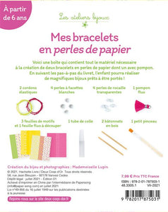 Mes bracelets en perles de papier