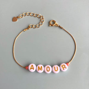 Bracelet Amour doré