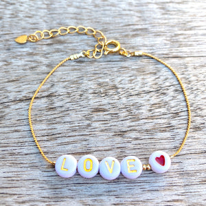 Bracelet Love doré
