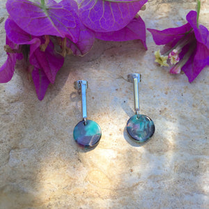 Boucles d'oreilles tiges bougainvillier