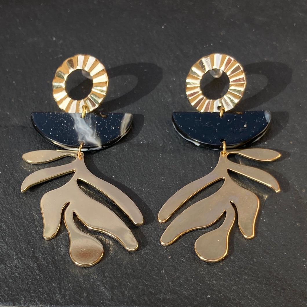 Boucles d'oreilles Voie lactée